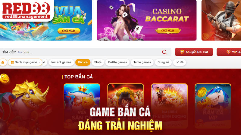 Game bắn cá đáng trải nghiệm